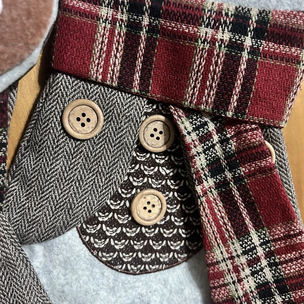Holiday Time OWL Christmas‎ Stocking Set of 2